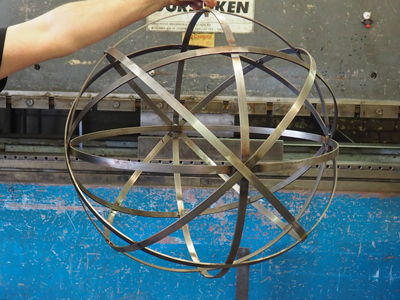 Laser cut component